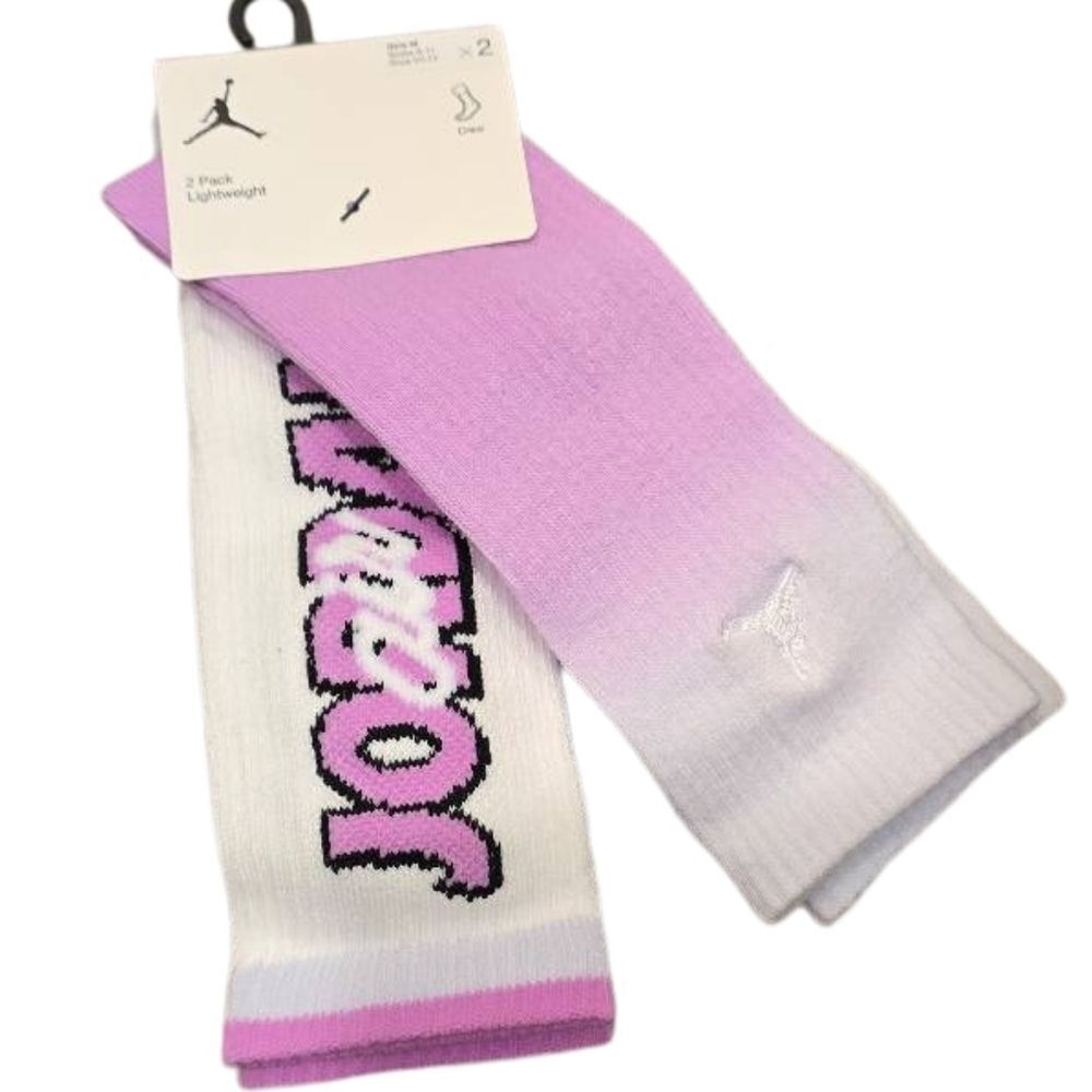 Jordan Air 2-Pack Lightweight Logo Crew Sock